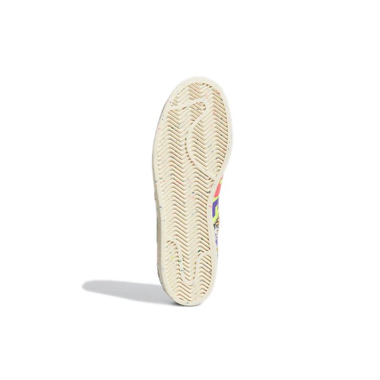 Adidas Kris Andrew Small x Superstar Pride Unisex Sneakers Hvit Kremhvit Kjerne-Svart GX6395