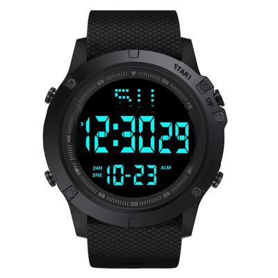 Men's Large Screen LED Sports Electronic Watch - Model 653