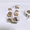 500Pcs Cartoon Cute Capybara Varied Stickers Roll For Phone Helmet Laptop Computer Decoration Graffiti Sticker Decals