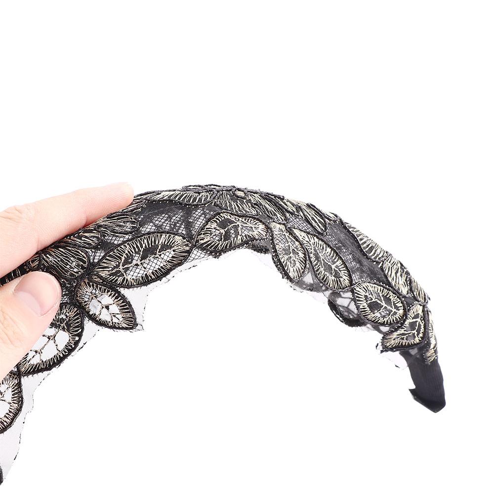 Adjustable Floral Printed Toothed Non-slip Silk Headband Hair Accessories Head Hoop Hair Bands