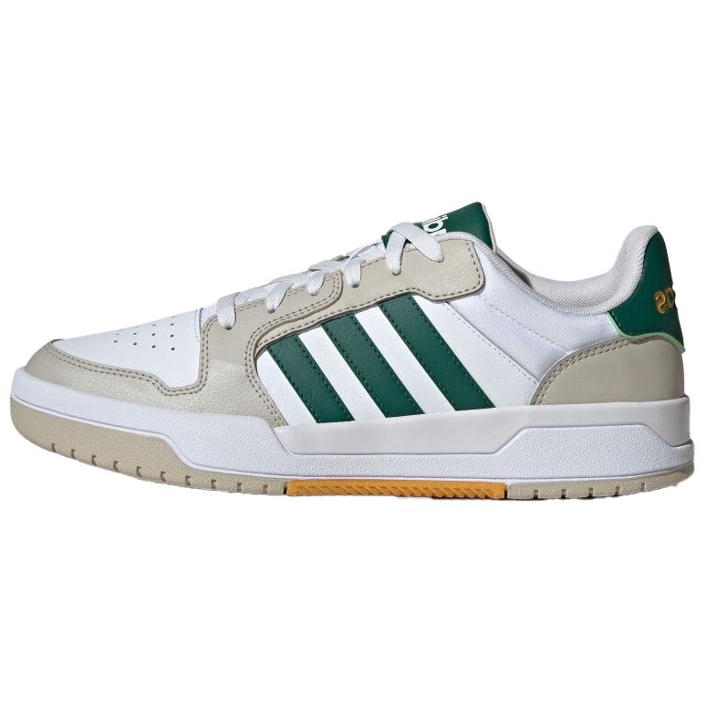 Adidas Entrap Fabric Synthetic Leather Comfortable Versatile Non-Slip Wear-Resistant Low-Top Skate Shoes Unisex Sneakers Gray White Green JR7980