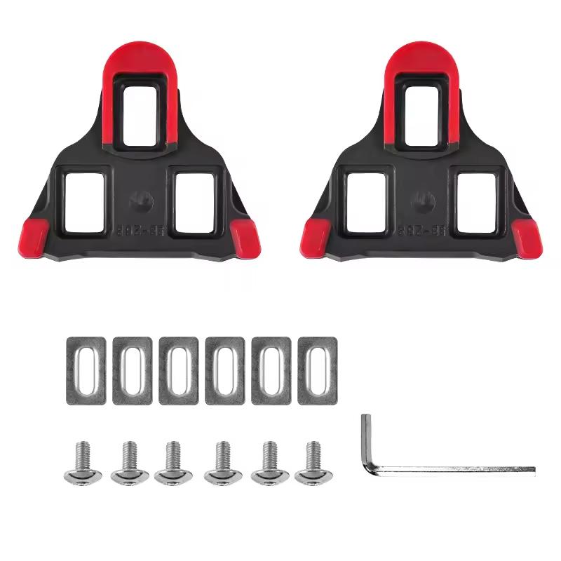 Road Bike Pedal Cleat Mountain Bicycle Shoes Cleats Self-locking Plate Clip for SPD SL System with Locking Plate MTB Accessories