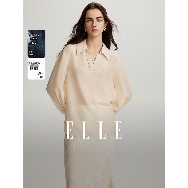 

ELLE Elegant Drapey Long Sleeve Shirt S