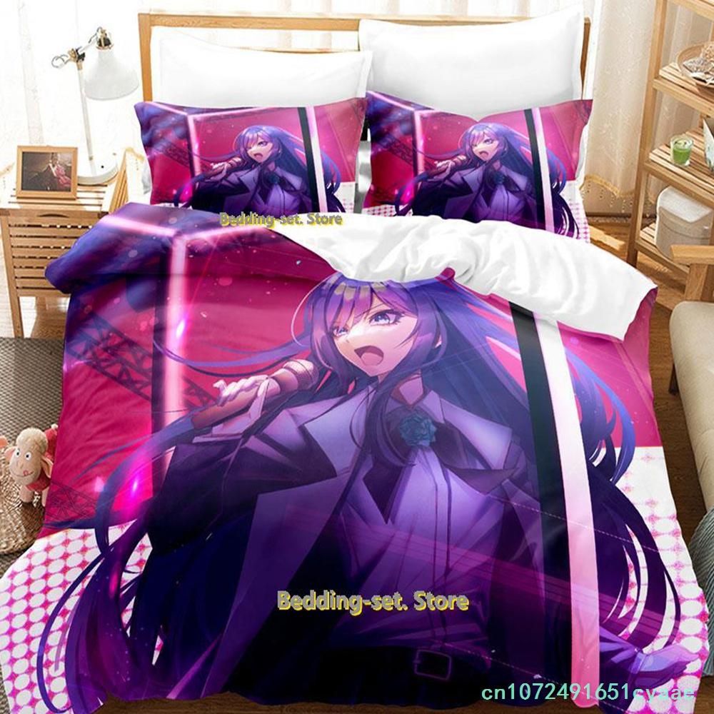 Nico Nico Singer Bedding Set Single Twin Full Queen King Size Bed Set Adult Kid Bedroom Duvetcover Sets Anime Parure De Lit Bed