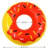 10pcs Mini Swim Ring Bath Toy Swimming Pool Float Circle Ring Toys Toy Baby Funny Doll Floating Rubber Bath Inflatable Games