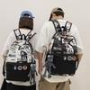 Street Trend Printed Graffiti Student Schoolbag Super Cool Anime Boy Backpack Large Capacity Casual Backpack