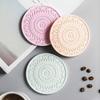 Home Decor Handmade Concrete Gypsum Silicone Round Clay Tools Resin Casting Mold Coaster Mould Soap Dish Tray