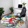 1 Stück Super Mario Bros. Runder Büroteppich, Unter Bürostühlen Schlafzimmer Wohnzimmer Heimdekoration  a1022284