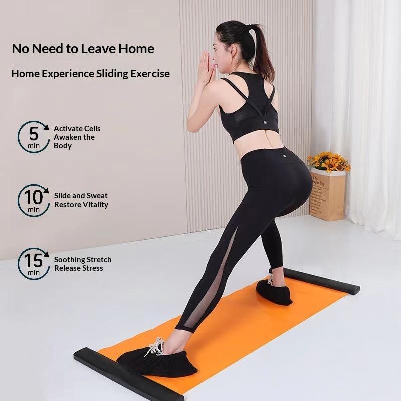 Fitness Sliding Board 180cm Glide Plate for Home Workout Balance Enhancement Trainer