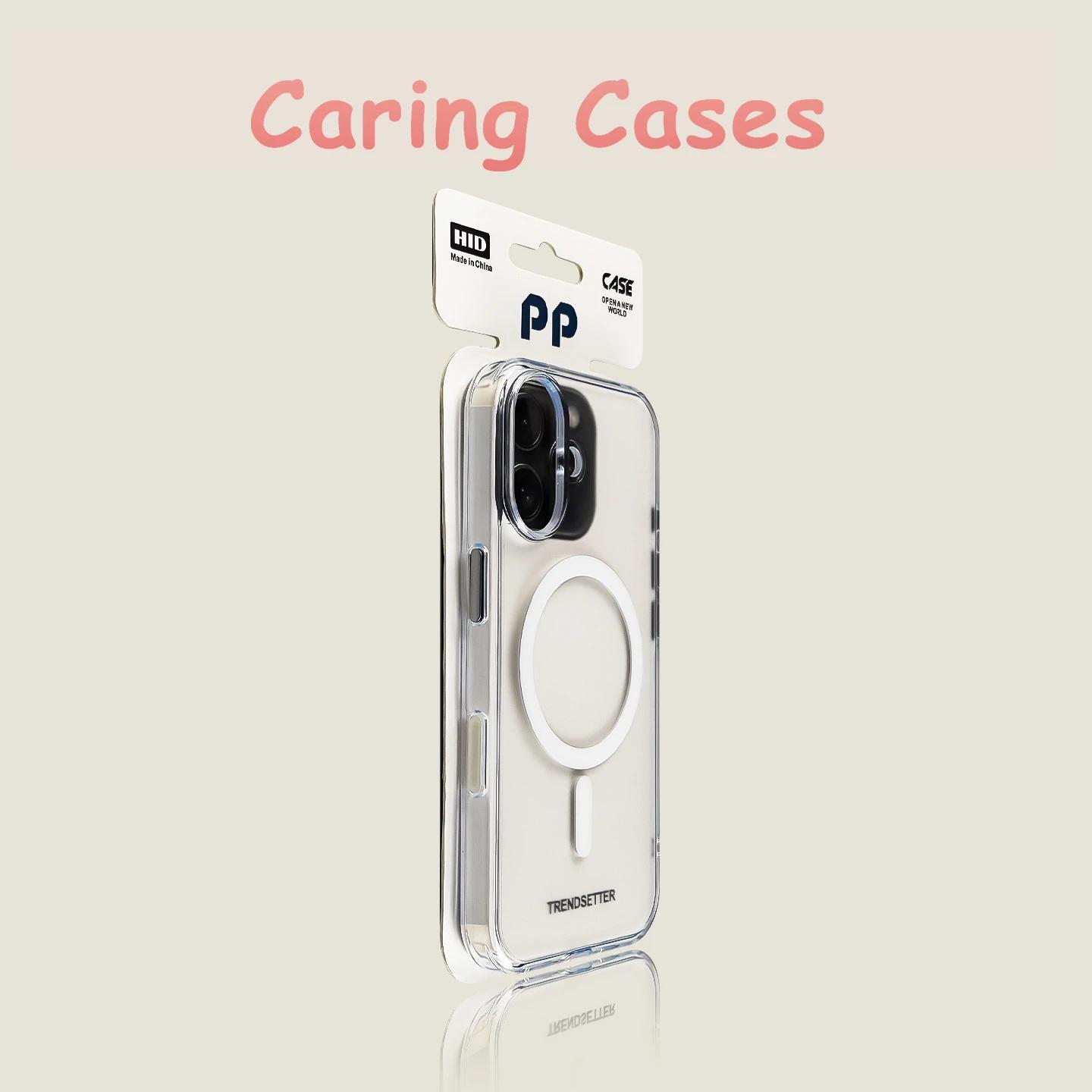 For iPhone 17 Pro Max Case White Magnetic Matte Clear Shutter Button Compatible with iPhone 16 iPhone17 Pro Max