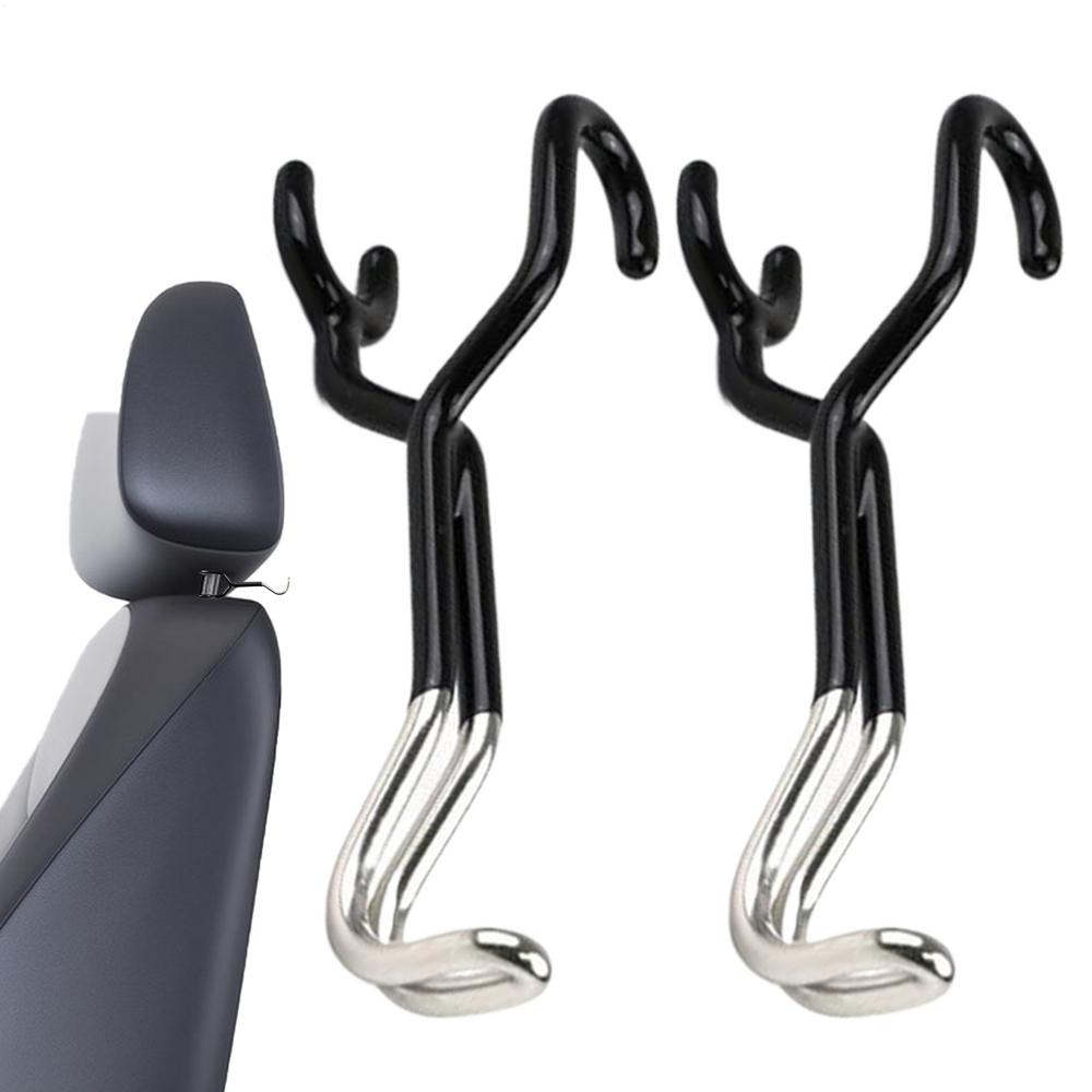 Bow Hanger For Truck Quick Attach Heavy Duty Seat Back Gear Storage Headrest Hunting Bows Hanger For Trucks SUV Long Driving