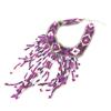 Les Trésors De Lily [N7220] - Purple 'Kilimanjaro' Designer Necklace