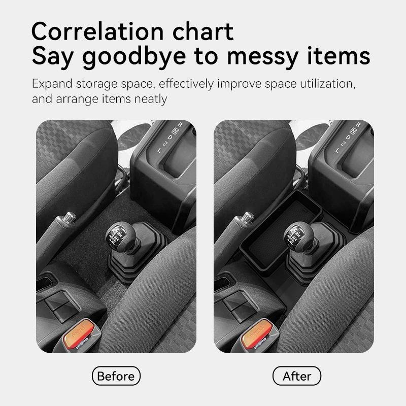 JIMNY Gear Shift Lever Side Storage Box Organizer for 24-26 Models