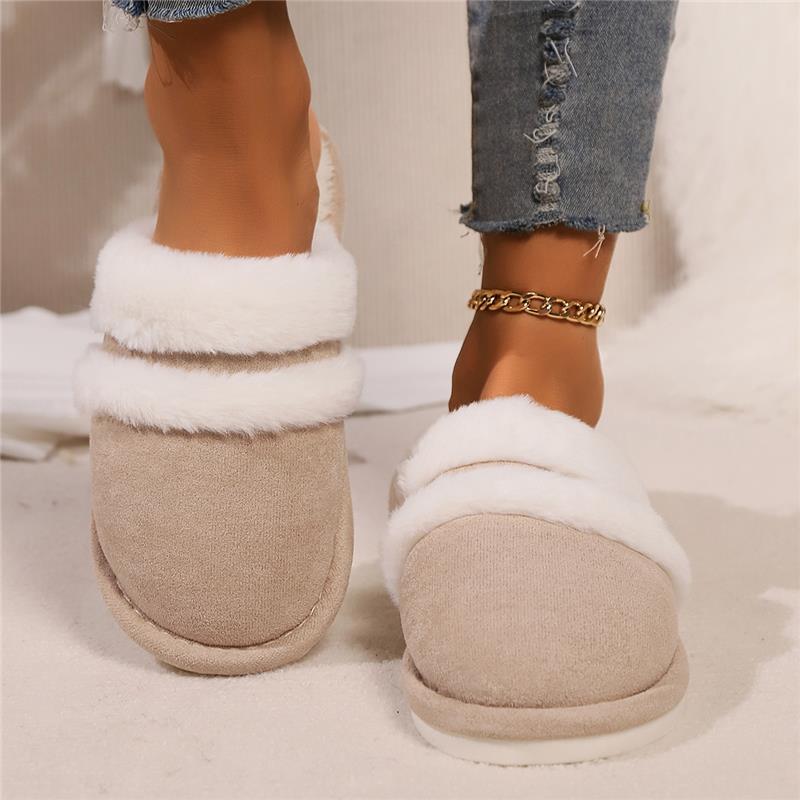 Winter Warm Women Slippers Cute Fluffy Slippers Lady Faux Fur Women's Slippers High Quality Female Footwear Indoor Cotton Shoes