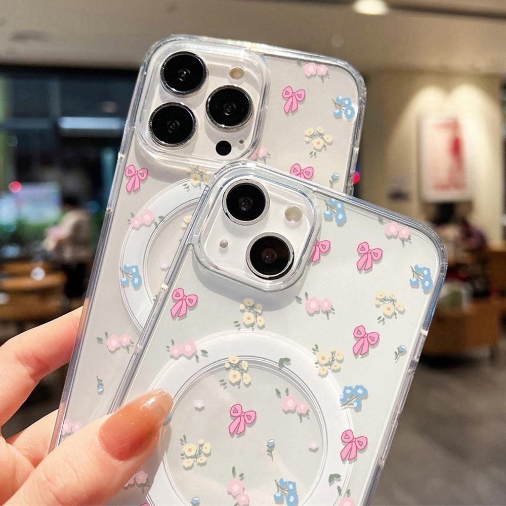 Magnetic Phone Case for iPhone 12 14 16 17 Pro 17 16 15 14 13 12 Pro Max  12 13 14 15  16 High Quality Shockproof Shell Full Protection Cute Style