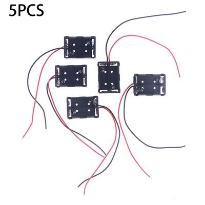 Premium 23A Mn21 Ms21 Battery Clip Case for Car Remote Control, 12V Battery Holder (5 Pieces, Black)