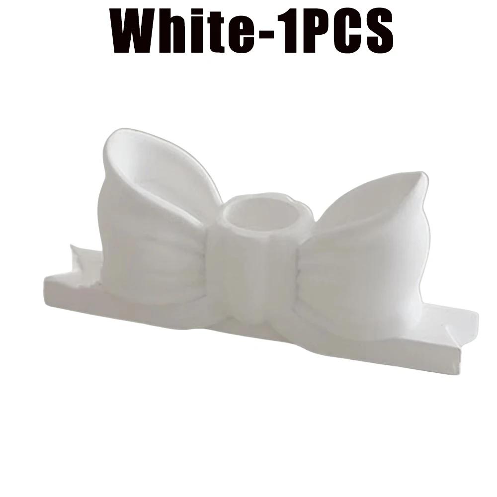 Candlestick Candle Holder Gypsum Bow Candles Candelabra Home Decorative Candle Wedding Dinning Birthday Gift Party Home Props
