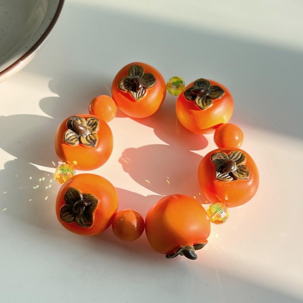 Bohemian Fruit Beaded Bracelet Resin Exaggerated Bracelet Unique Beaded Bracelet Women 8