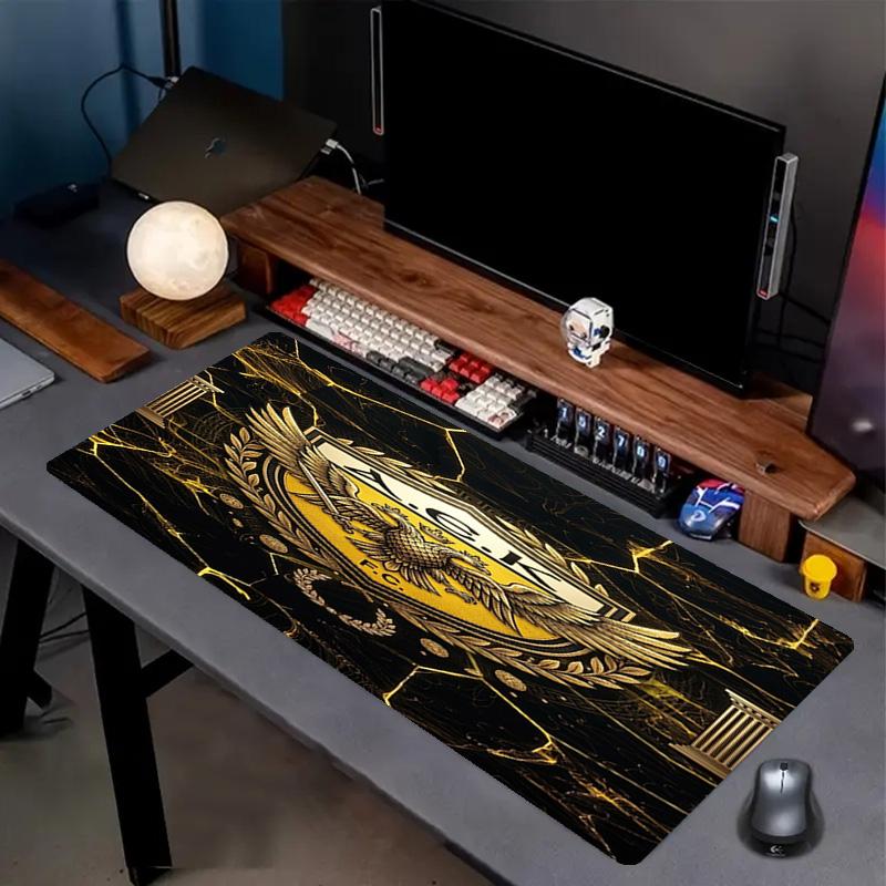 AEK Athens FC Print Mouse Pad, Anti‑Slip Desktop keyboard Mat, for PC Laptop Gaming Working Daily Use, Cool Festival Surprise Gift