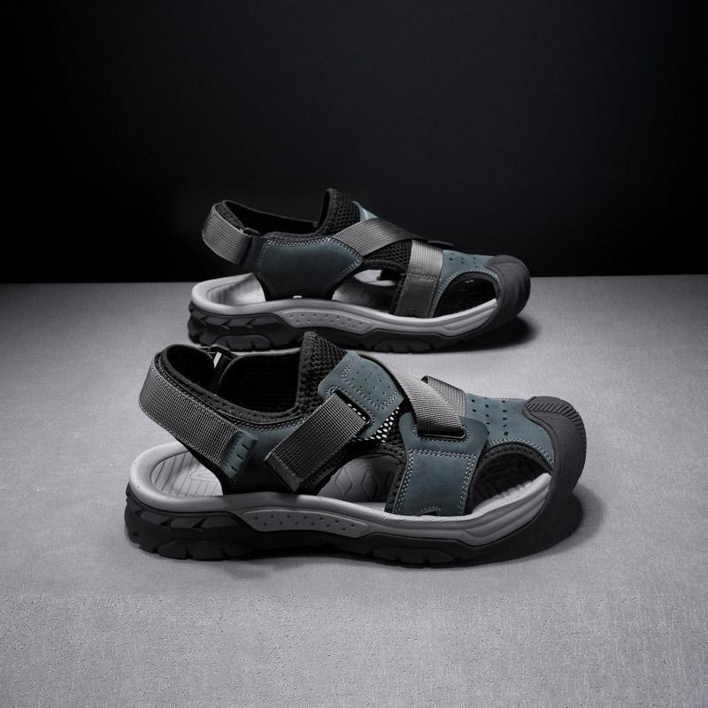 Fashion Hot Sale Summer Men's Sandals Outdoor Non-slip Men's Beach Sandals Handmade Flats Comfortable Men's Shoes Fashion Men Sneakers