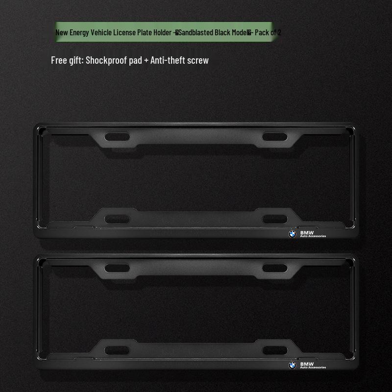 Kohlefaser-Nummernschildhalter für BMW X1, X2, X3, X4, X5, 1er, 3er, 5er