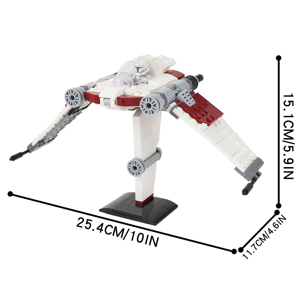 MOOXI Hvězdné války Bojový tank Model Cihličky DIY Dioráma Dospělí Děti Hračky Stavebnice Montessori Dárky Pokojová dekorace