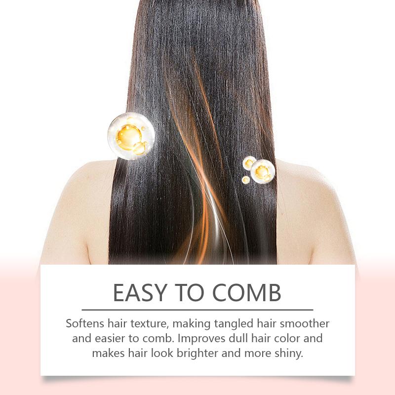 Almond Coconut Honey Hair Oil For Damaged Dry Hair Nourishing Care Repair Shine Frizz Control Scalp Serum