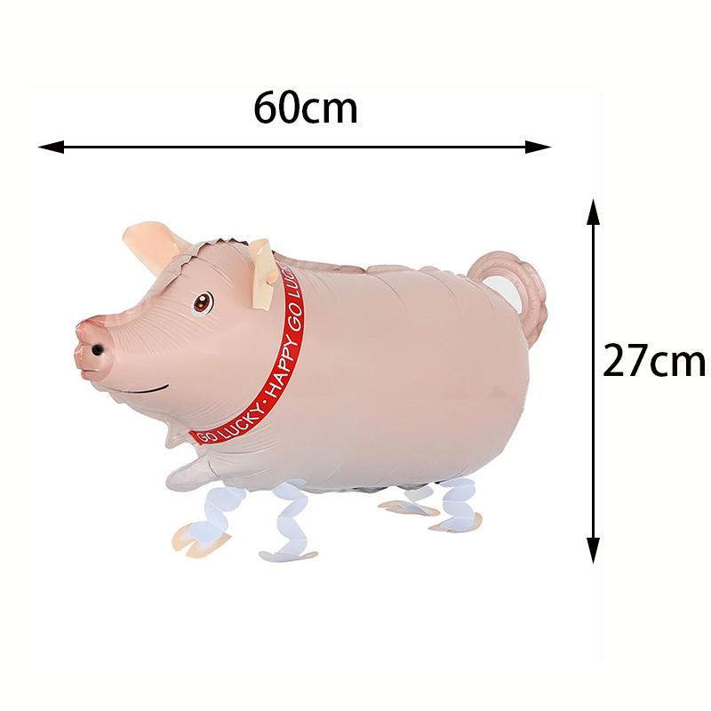 Farm Chick Foil Balloon White Goose Duck Pig Sheep Chicken Walking Animal Balloons Baby Shower Farm Theme Birthday Party Supplie