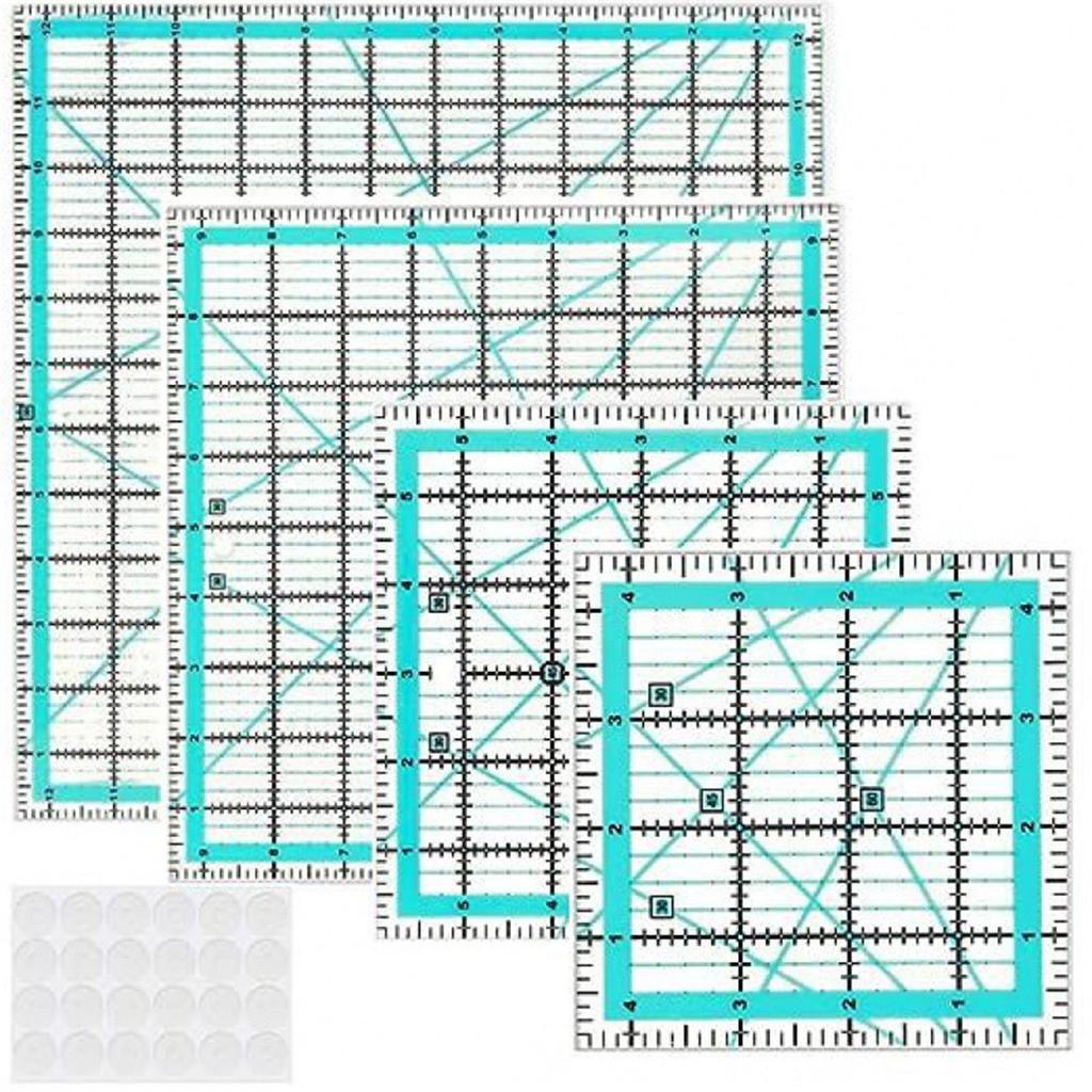 Professional Acrylic Quilting Ruler With Measurement Markings Patchwork Templates For Fabric Cutting Sewing Project