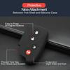 2pcs Compatible with Lexus GX460 GS350 GS450h ES350 IS250 IS350 CT200h LS460 LS600h LX570 RX350 RX450h Smart 4 Buttons Key Fob Cover Case Key Chain