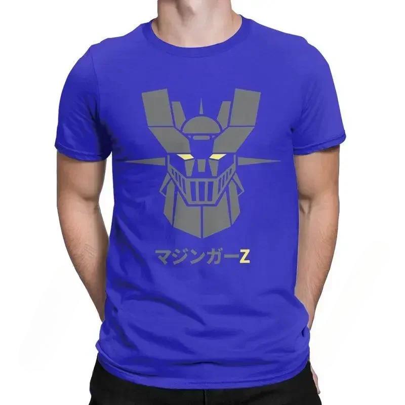 Herren Damen T-Shirts Anime Videospiel Roboter Mazinger Z Print T-Shirt Kurzarm 100% Baumwolle Oversize T-Shirt Retro Harajuku Oberteile