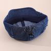 Spring 2026 Japanese Retro Star Denim Children's Beret Cap: Fashionable Baseball Hat for Boys and Girls