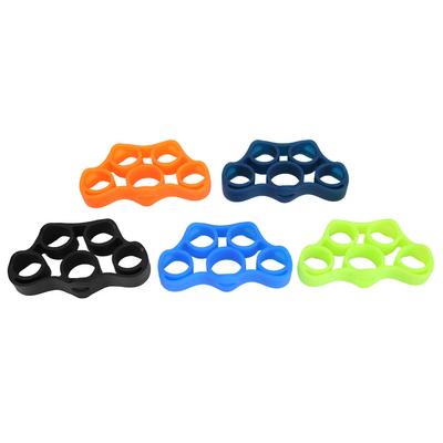 5 Farben Silikon Fingergreifer Krafttrainer Band Hand Yoga Dehner Übungswerkzeug