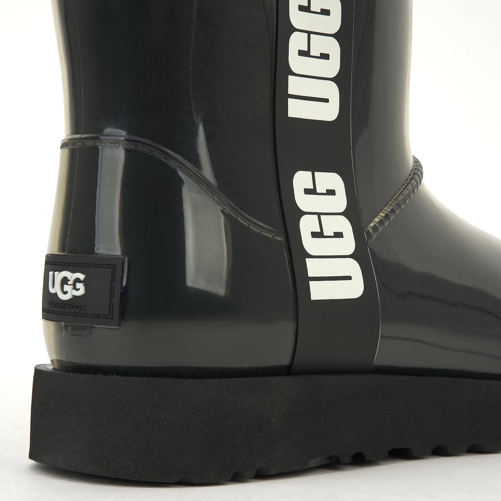 UGG Baskets Mini Classiques Transparentes Noires pour Femmes 1113190-BLK