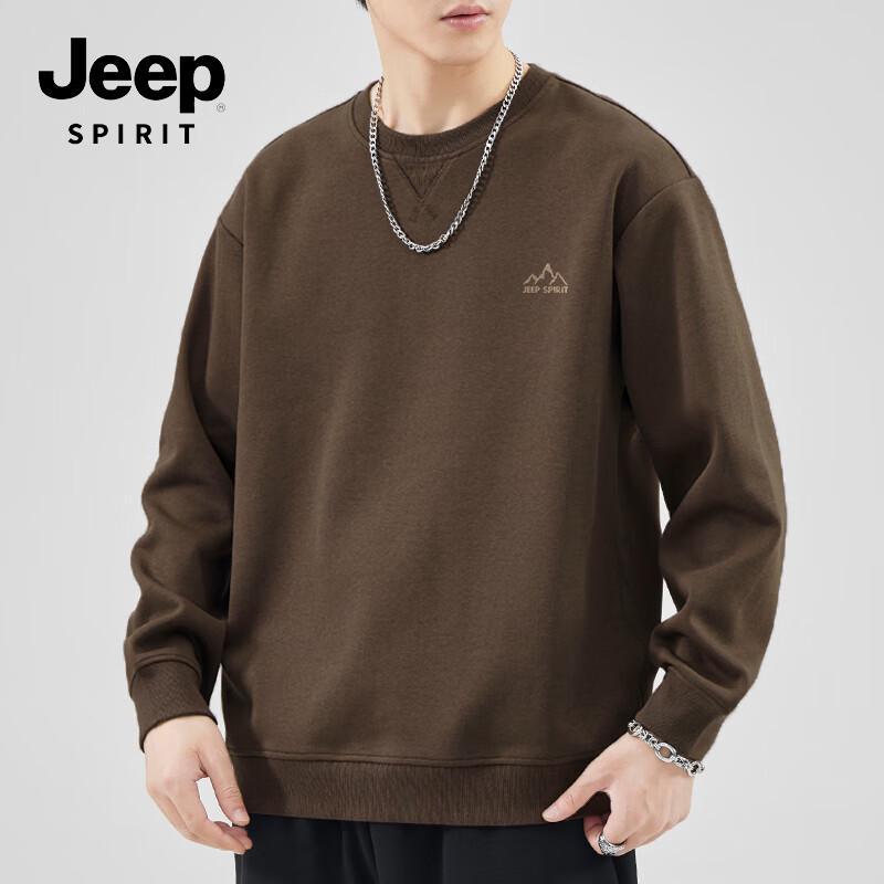 

Мужской свитшот с графическим принтом и круглым вырезом JEEP SPIRIT M