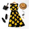Rochie Vestă Imprimeu Floral pentru Gravide - Elegantă, Peste Genunchi, Lungă, cu Tiv Larg pentru Vacanțe