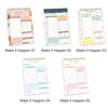 52 Sheets Schedules Journal Easy Tear-off Schedule Writing Pads To Do List Notepad  Student