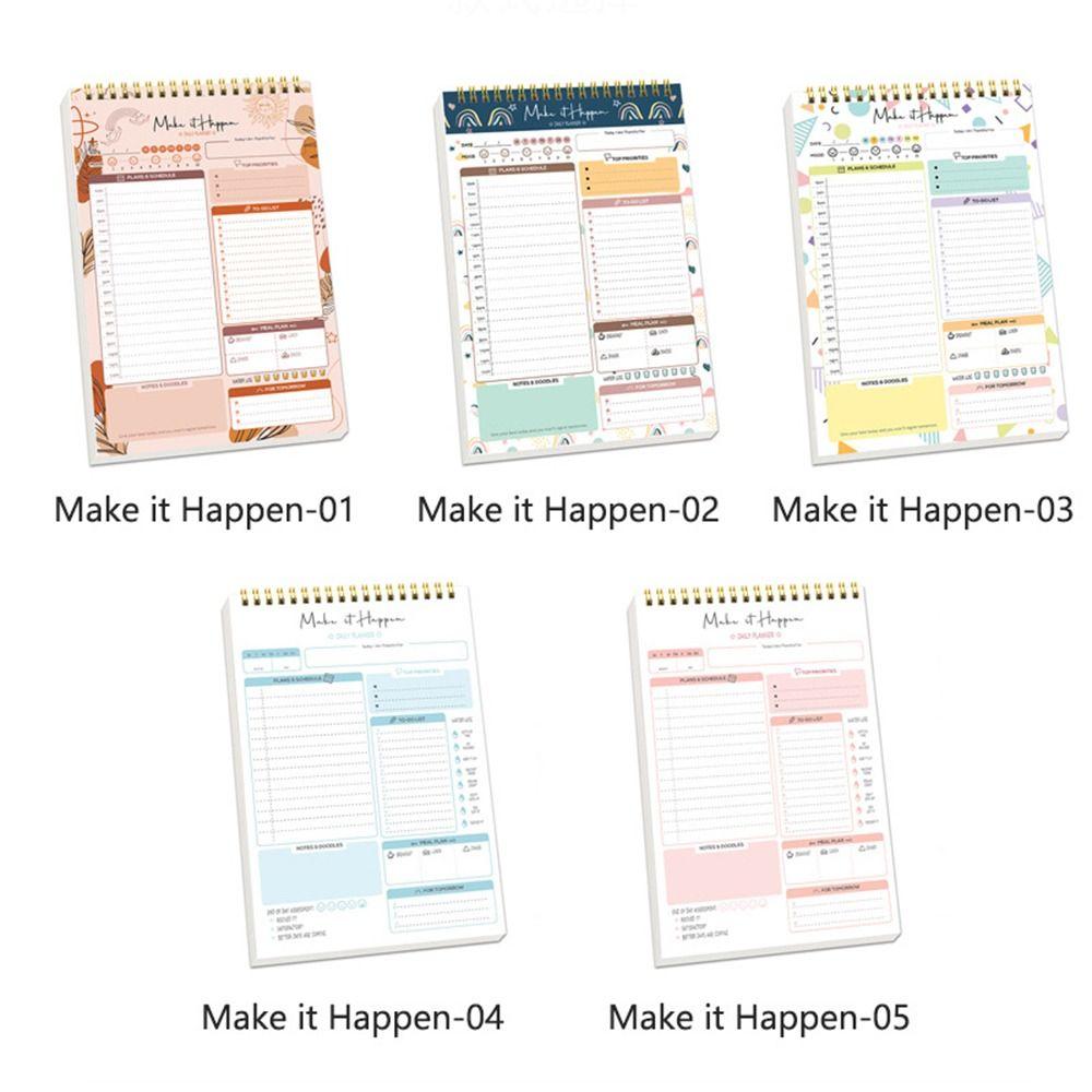 52 Sheets Schedules Journal Easy Tear-off Schedule Writing Pads To Do List Notepad Student