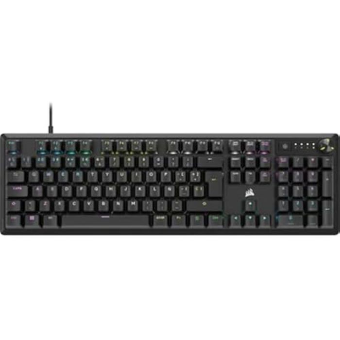 Clavier - CORSAIR - K70 Core RGB - Filaire - Rétroéclairé - QWERTY - Multicolore