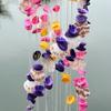 Colorful Shell Wind Chime Decoration Creative Door Window Decor Wind Chime Mediterranean Style Wrapped Wind Chime Hanging Decor