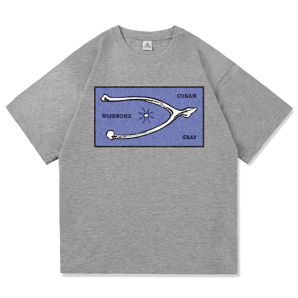 Conan Gray 2025 New Album Wishbone T Shirt Funny Fashion Men/women Clothing Vintage Harajuku High Quality Tops Cotton Tshirts