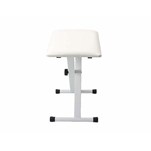 LifeRed Piano Chair, Keyboard Chair, for Piano, Digital Piano, and Electronic Keyboard, 3-Level Height Adjustment, Foldable Chair, Bench, Non-Slip, Bl