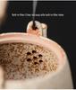 Firestone Gaiwan Tea Set: High-End Ceramic Teapot, Teacup, Handle Kettle for Home or Office Tea Brewing.