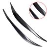 For BMW 3 Series F30 2012-18 Carbon Fiber Headlight Eye Lid Eyebrow Cover Trim