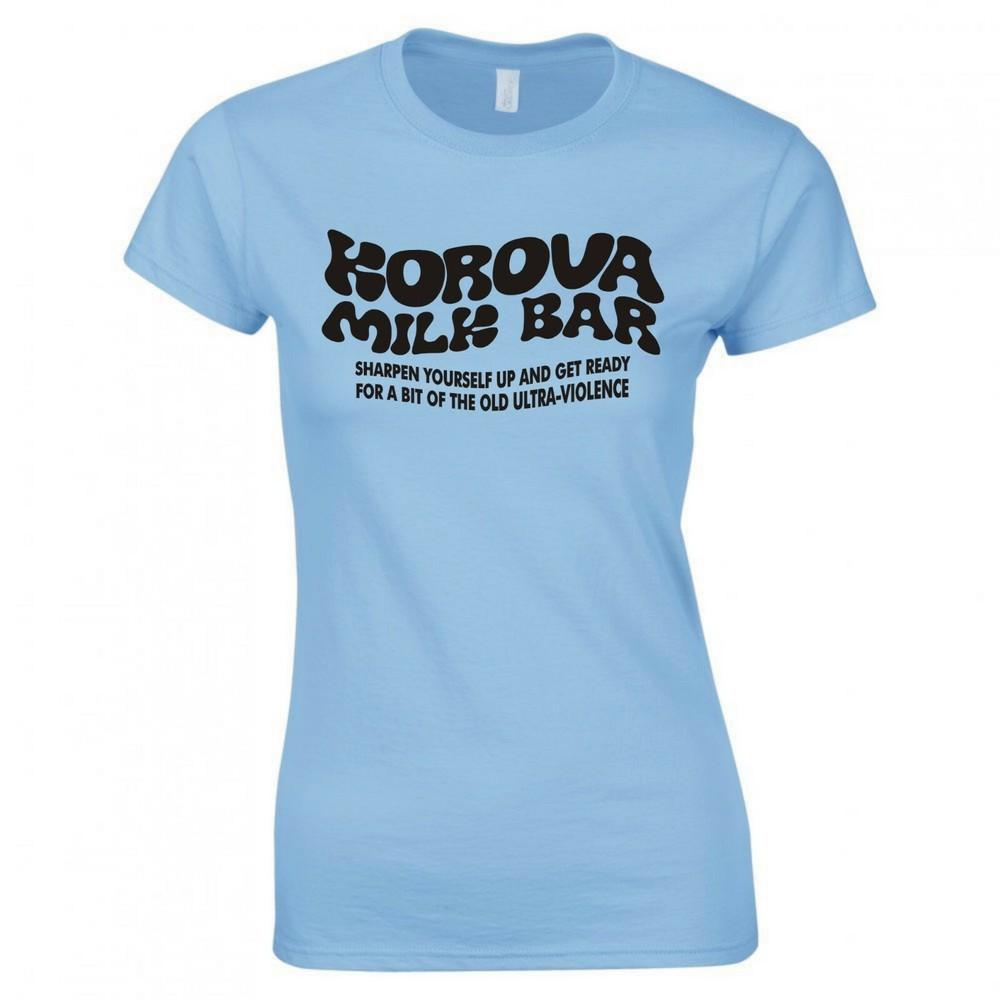 Inspired By A Clockwork Orange Korova Milk Bar Skinny Fit TShirt S