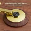 Luxury Gold Rotating Wooden Base Phone & Tablet Holder – Decompression Metal Design