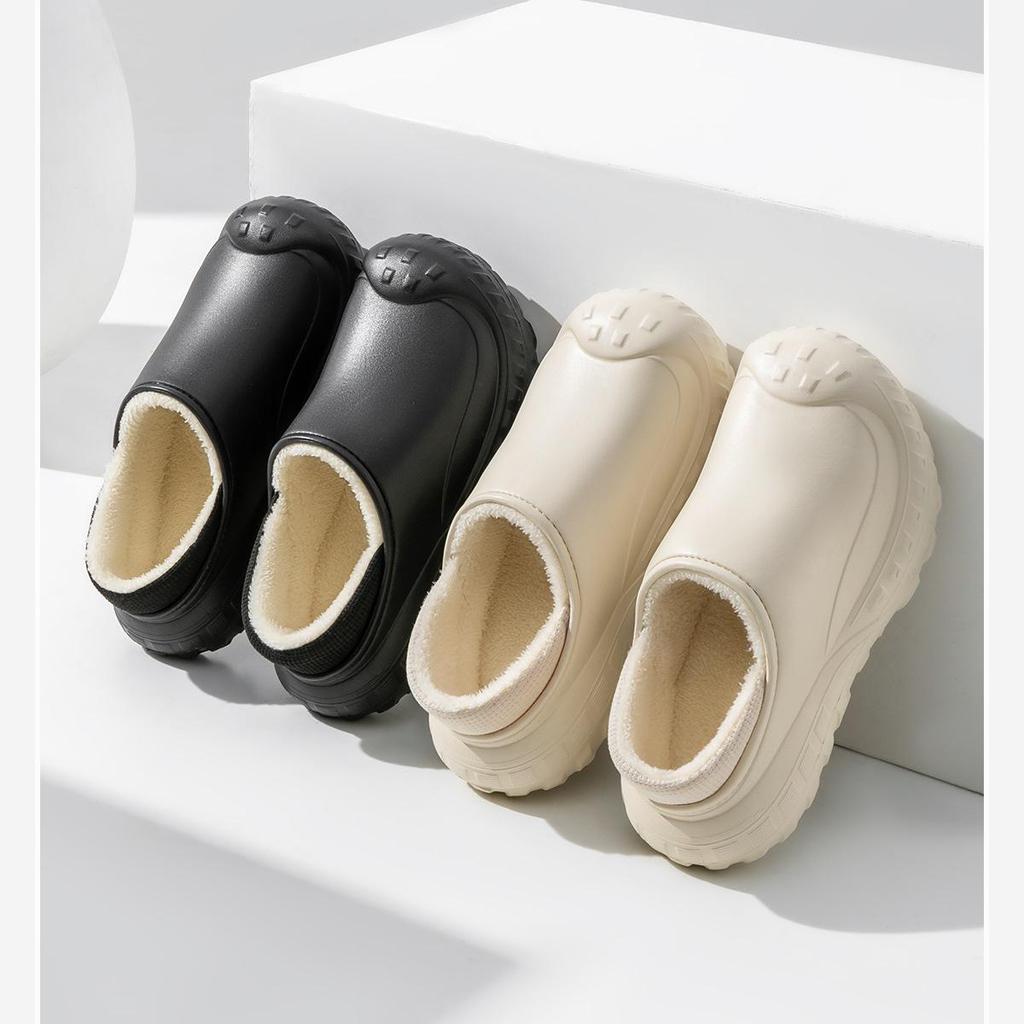 Lidani Non-Slip Waterproof Cotton Slippers for Nurses and Doctors - Unisex Winter Indoor Shoes