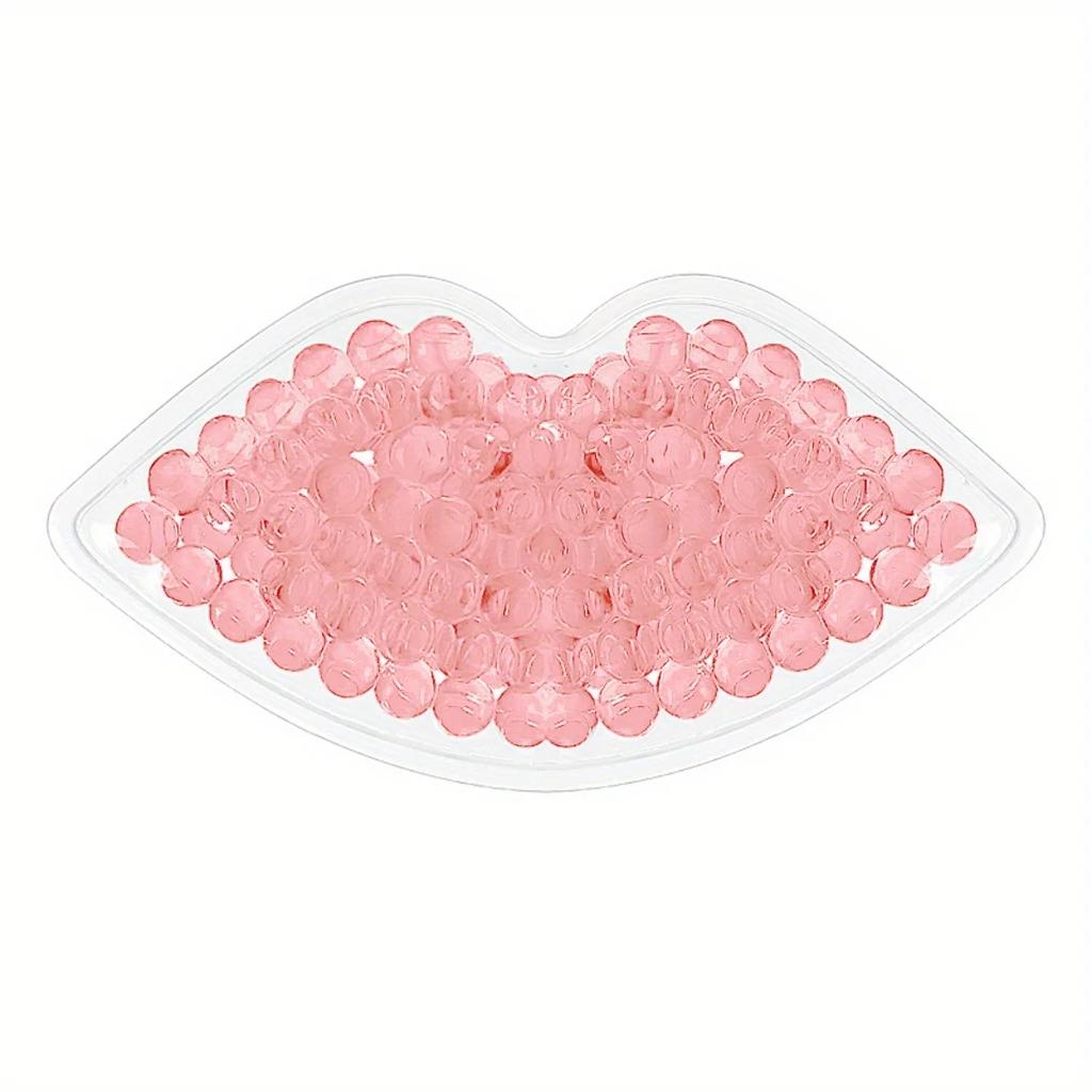 1pc Colorful Lip-Shaped Gel Bead Ice Pack - Reusable Hot & Cold Compress for Soothing Relief and Relaxation Alcohol-Free Plastic