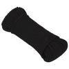 152803 vidaXL Work Rope Black 4 Mm 50 M Polyester