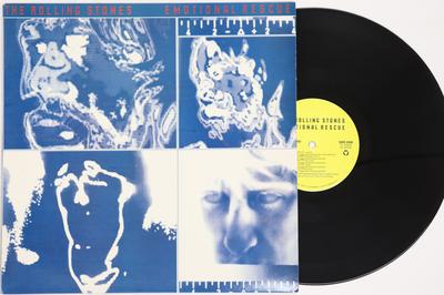 LP Record ROLLING STONES  Emotional Rescue FC40500 ROLLING STONES 1986 US Rock Used